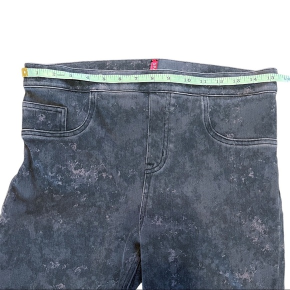 Spanx Jean-ish Ankle Leggings in Gray Marble Women's Medium - Picture 5 of 9